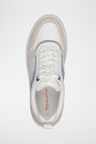 Sneakers platform in pelle - Azzurro