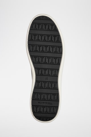 Baskets plateformes en cuir - Noir