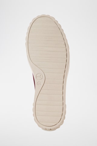 Sneakers platform in pelle scamosciata - Bordeaux