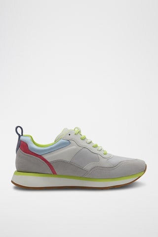 Sneakers in pelle - Grigio chiaro