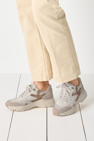 Sneakers in pelle - Rosa