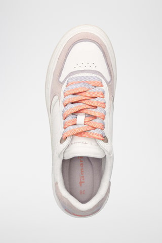 Sneakers platform in pelle - Bianco