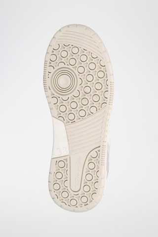 Sneakers platform in pelle - Bianco