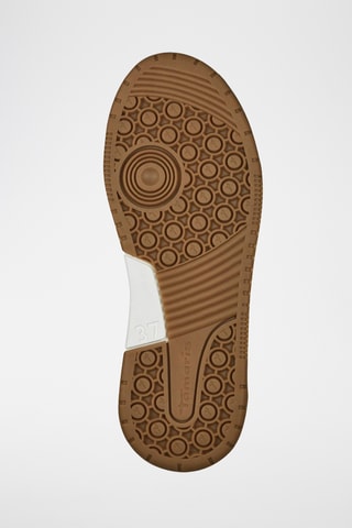 Sneakers platform in pelle - Verde
