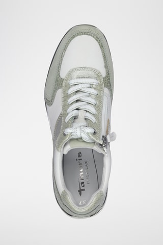 Sneakers in pelle - Verde salvia