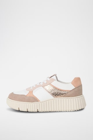 Sneakers in pelle - Taupe