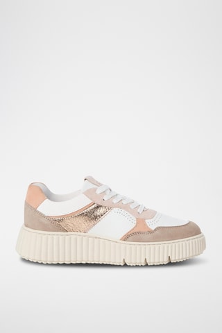 Sneakers in pelle - Taupe