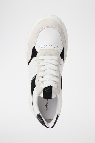 Sneakers platform in pelle - Avorio
