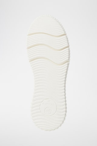 Sneakers platform in pelle - Avorio