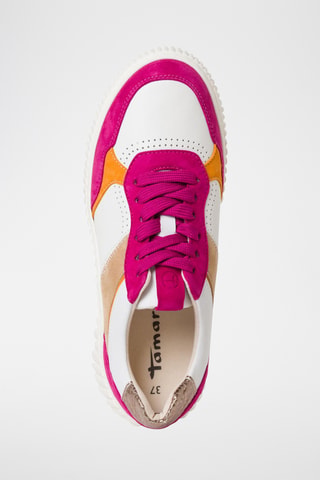 Sneakers in pelle - Fucsia