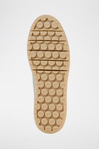 Baskets plateformes en cuir - Argenté