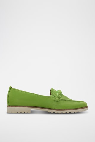 Mocassins en cuir - Vert