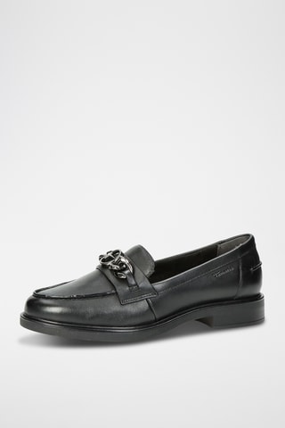 Mocassins en cuir - Noir