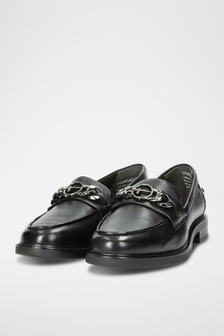 Mocassins en cuir - Noir