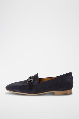 Mocassini in pelle scamosciata - Navy