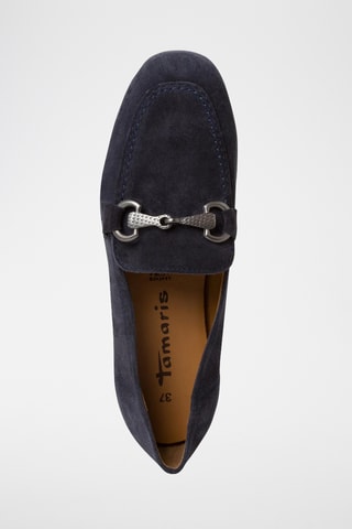 Mocassini in pelle scamosciata - Navy