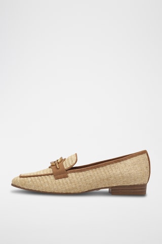 Mocassini in pelle - Beige