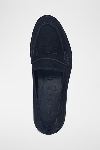 Mocassini in pelle scamosciata - Blu