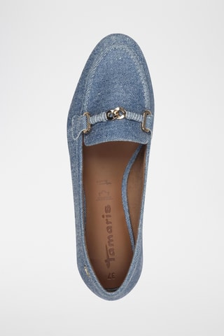 Mocassini in pelle - Blu