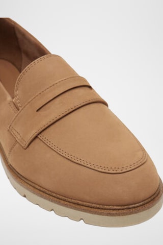 Mocassini in pelle scamosciata - Beige