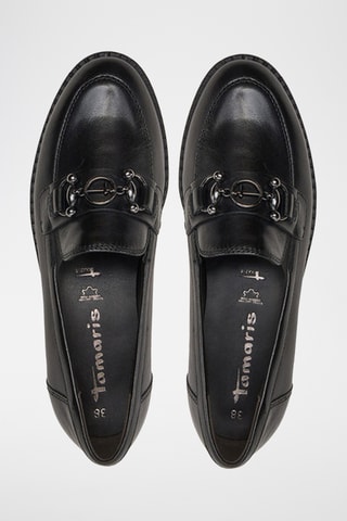 Mocassins en cuir - Noir