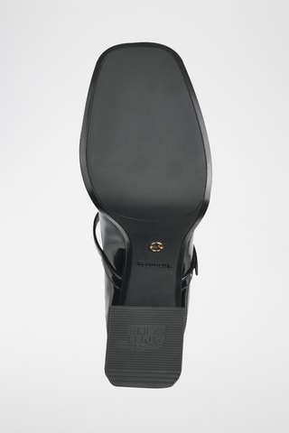 Scarpe baby con tacco in vernice - Nero
