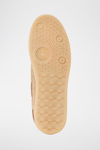 Chaussures bateau en nubuck - Taupe