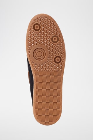 Chaussures bateau en nubuck - Bleu