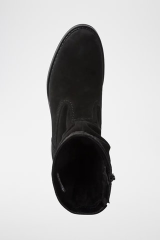Stivaletti in pelle scamosciata - Nero