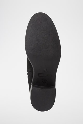 Stivaletti in pelle scamosciata - Nero