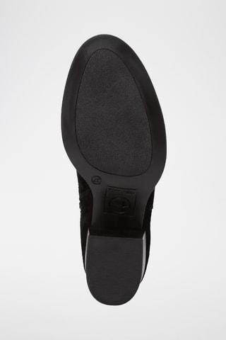 Stivaletti in pelle scamosciata - Nero
