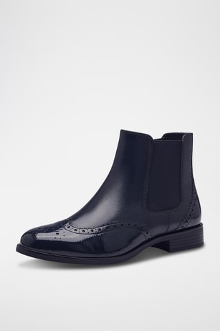 Stivaletti in pelle - Navy