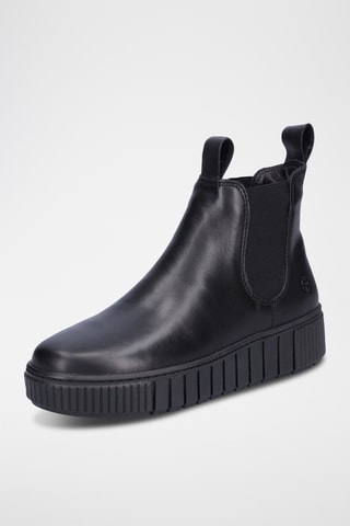 Stivaletti Beatles in pelle - Nero