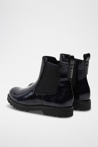 Stivaletti Beatles in vernice - Navy