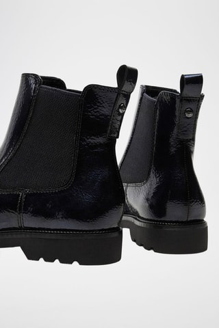 Stivaletti Beatles in vernice - Navy