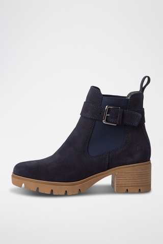 Stivaletti Beatles in pelle scamosciata - Blu