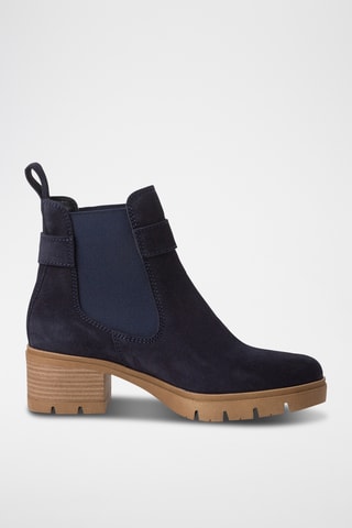 Stivaletti Beatles in pelle scamosciata - Blu