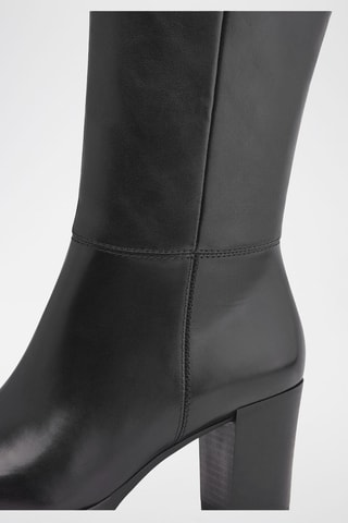Stivali in pelle - Nero