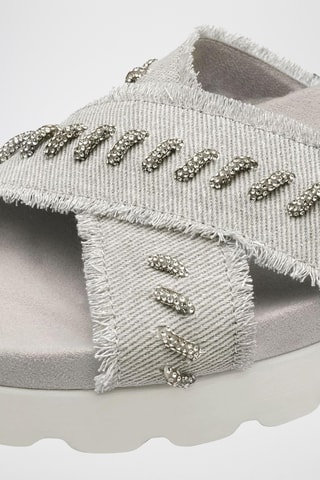 Ciabatte platform - Grigio