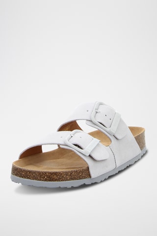 Sandalias de nobuk - Gris