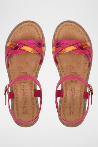 Sandales en cuir - Rose