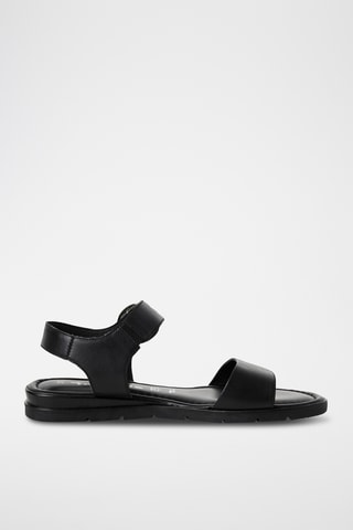 Sandales en cuir - Noir