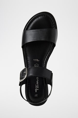Sandales en cuir - Noir