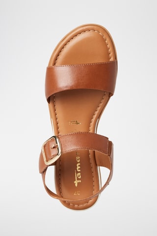 Sandales en cuir - Marron