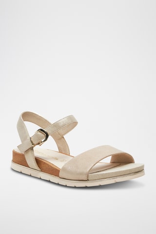 Sandali in pelle - Dorato