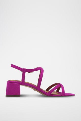 Sandali con tacco - Rosso