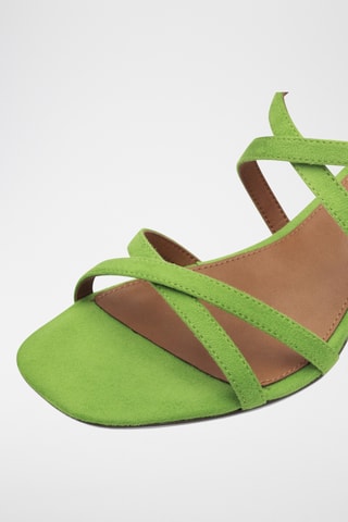 Sandali con tacco - Verde