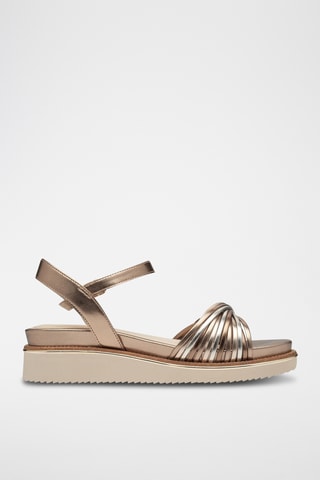 Sandales compensées - Bronze