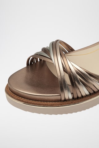 Sandales compensées - Bronze