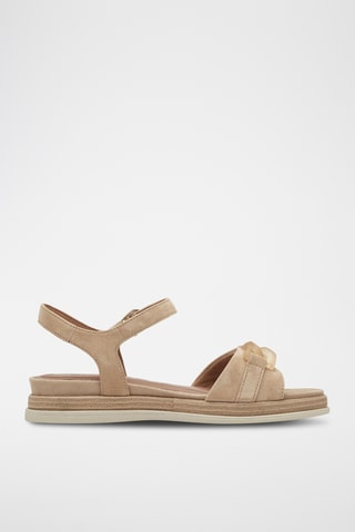 Sandales en nubuck - Beige